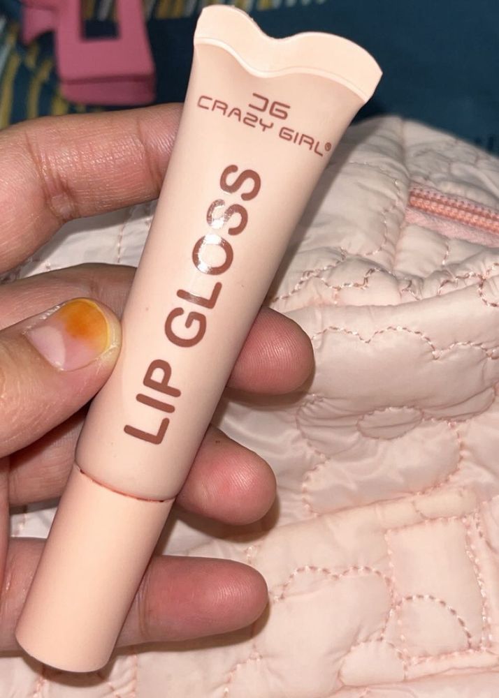 Crazy Girl Lip Gloss - Pink Nude Sheer