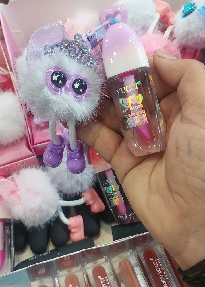 YUCCI Lip Gloss with Cute Charm