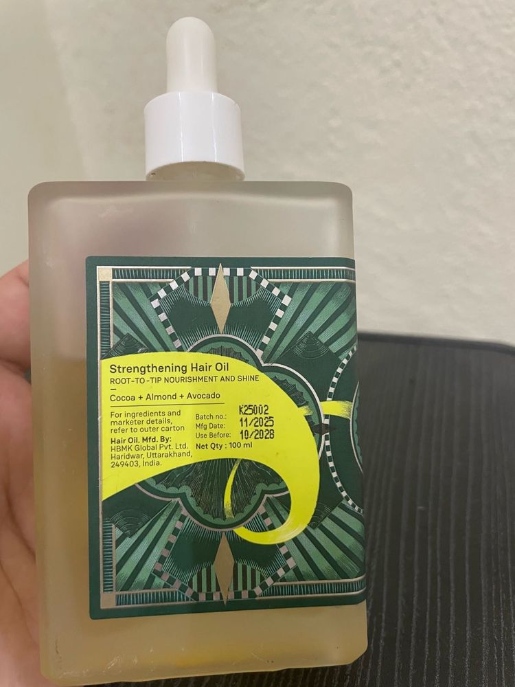 Strengthening Hair Oil - Cocoa, Almond, Avocado