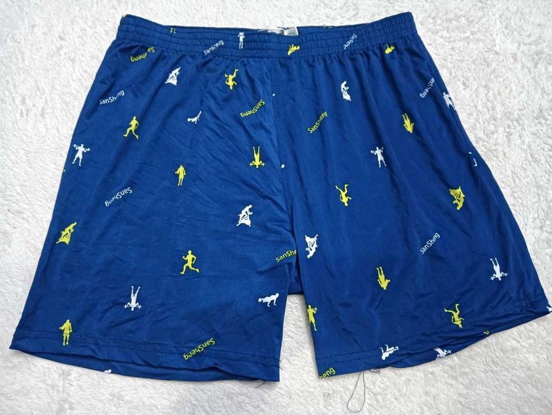 Men's Blue ♥️♥️♥️Printed Sleep Shorts