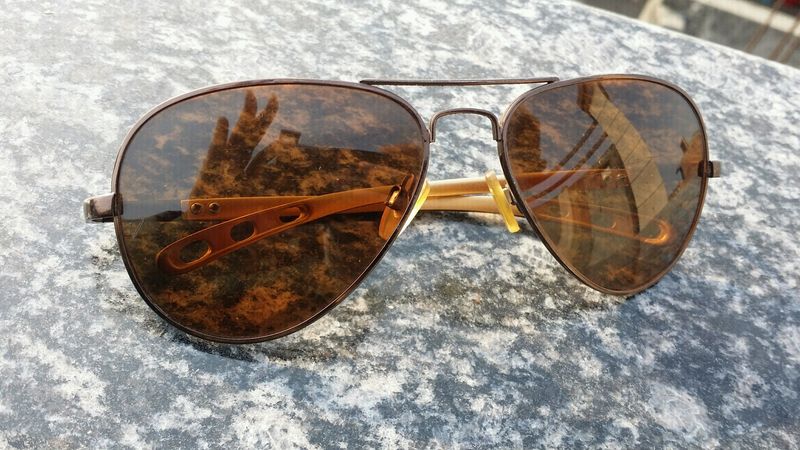 Goggles Brown👓 Used Hai