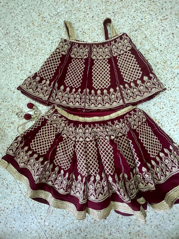 Designer Embroidered Lehenga Choli Set