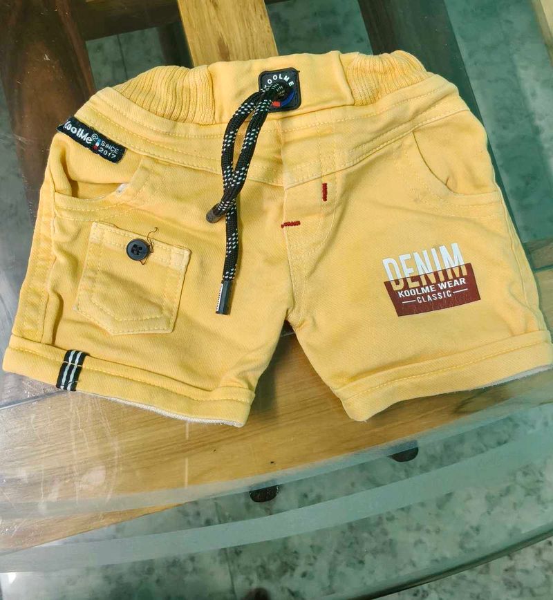 Cute Denim shorts for baby boy