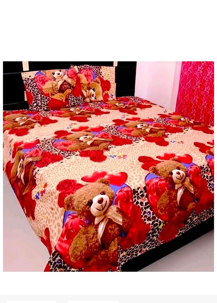 Brand New Teddy Bear Cotton Bedsheet