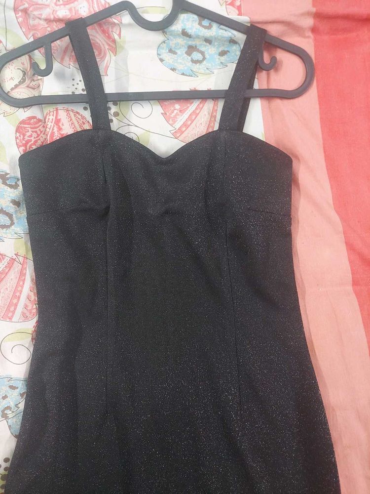 Shimmery Long Tight Fitting Dress