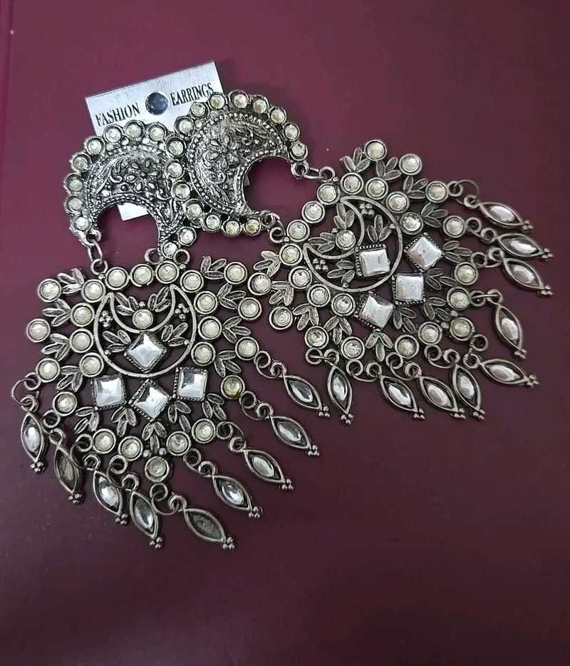 Oxidised Earrings
