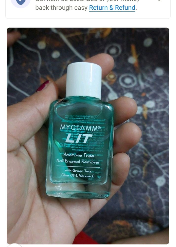 My Glamm Lit Nail Enamel Remover