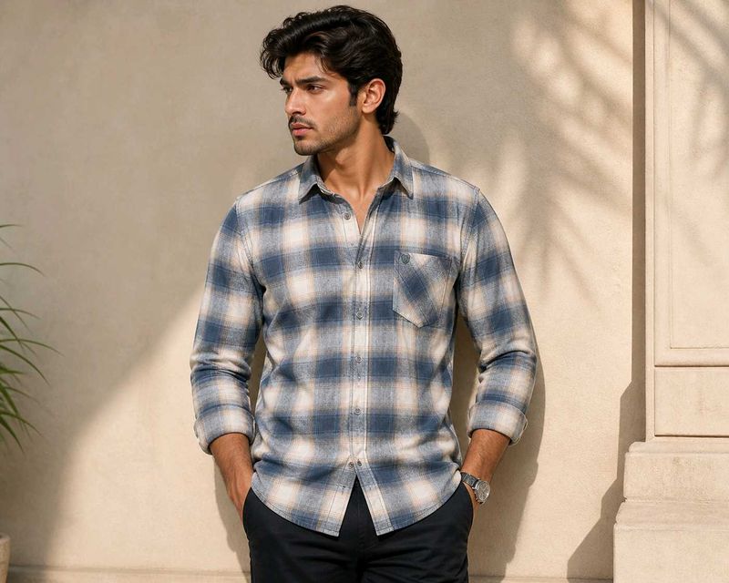 Men's Plaid Flannel Shirt