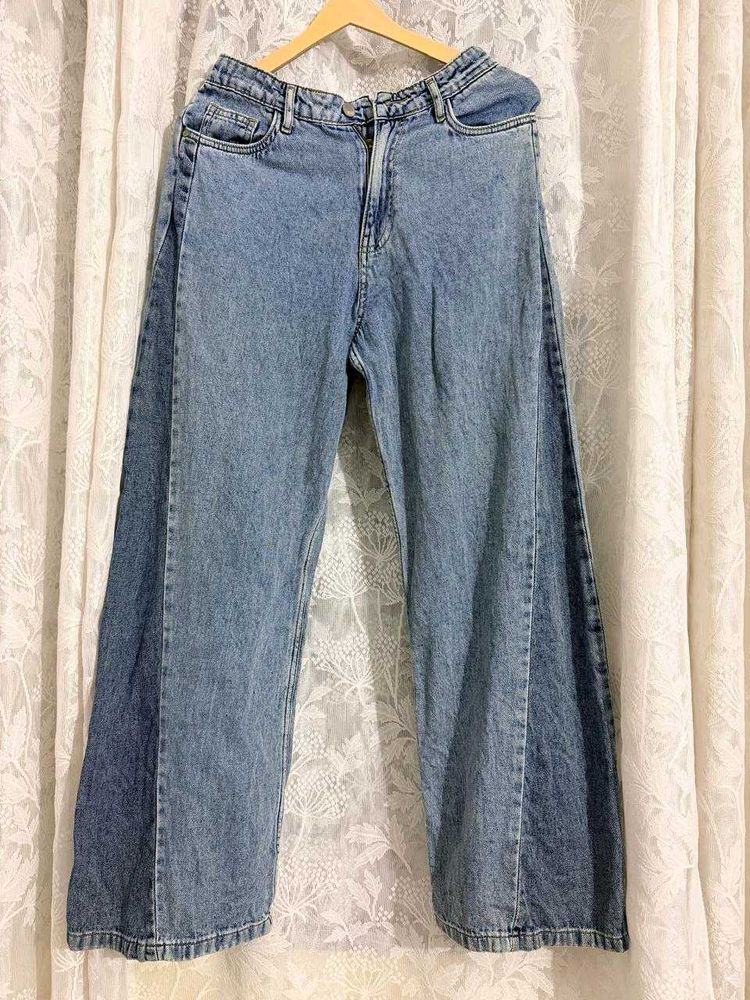 Kraus Light Wash Wide Leg Jeans