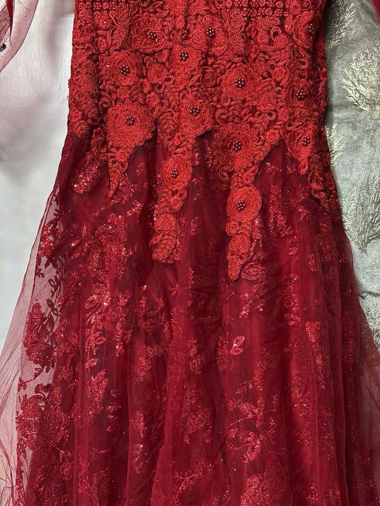 Stunning Red Barbie Gown
