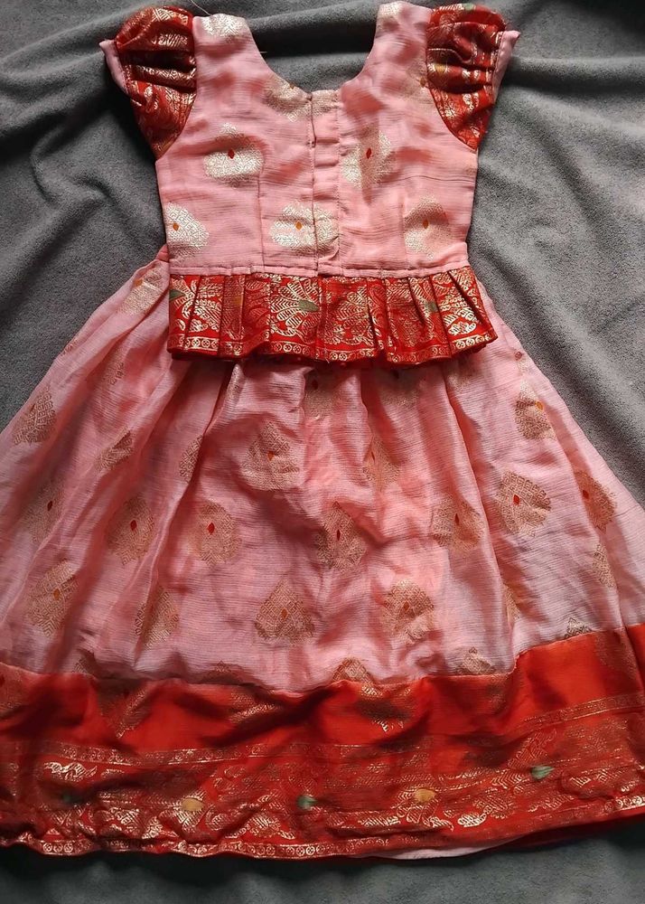 New Ethnic Skirt With Blouse for kids
