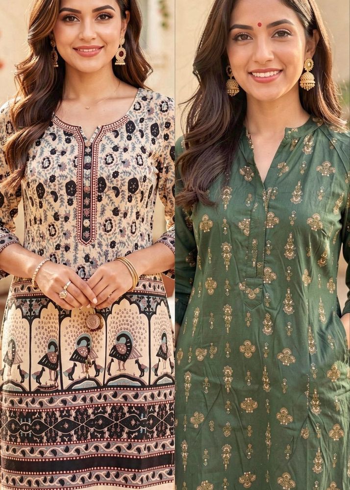 Elegant Printed Kurta Set