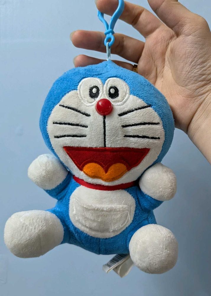 Cute Doraemon Plush Keychain Toy