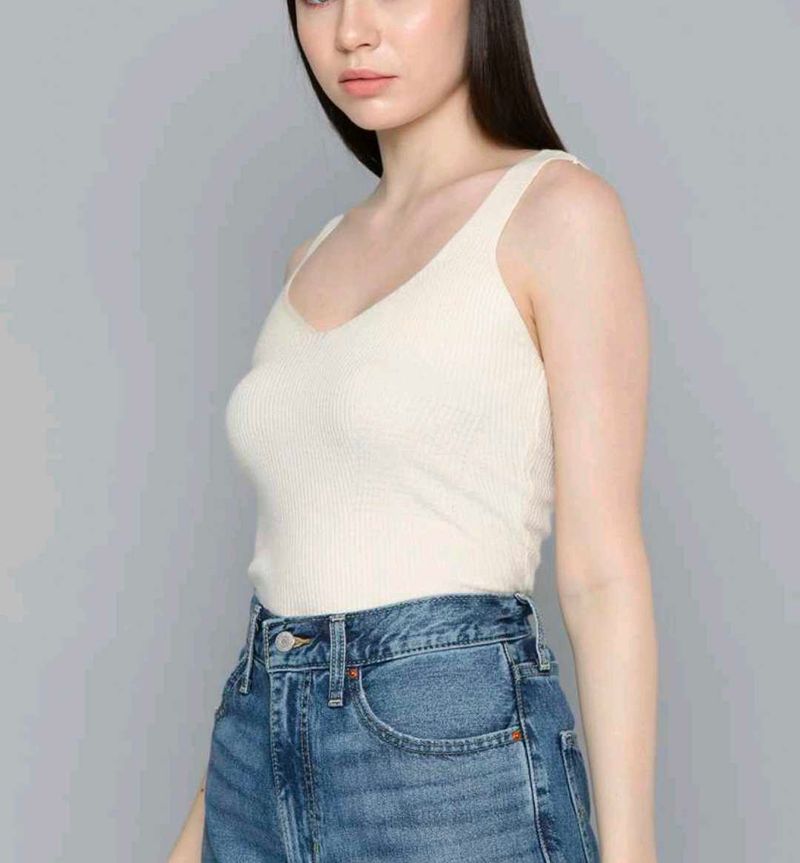 Very Fancy Shein Ribbed Crop Top