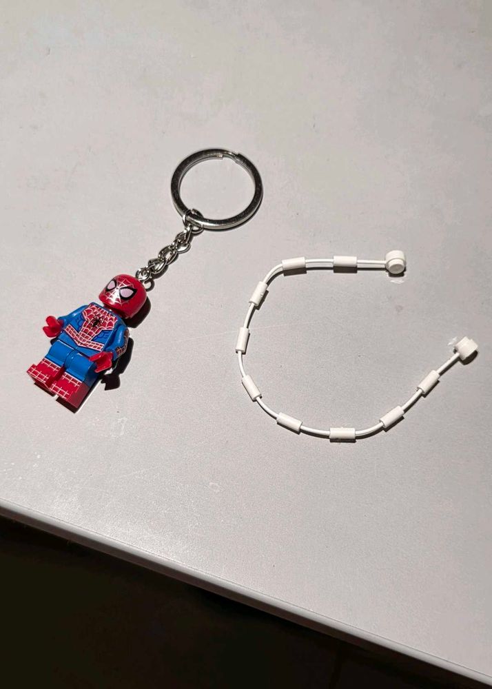 Spider-Man lego Keychain