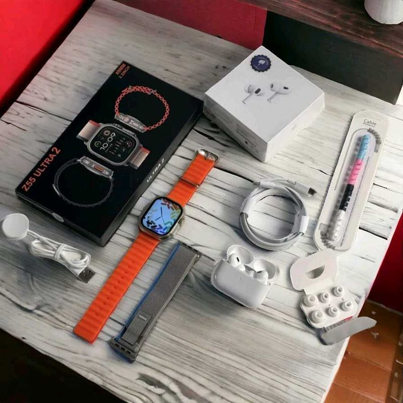 Ultra 2 With AirPods Pro2 Type C Premium Combo