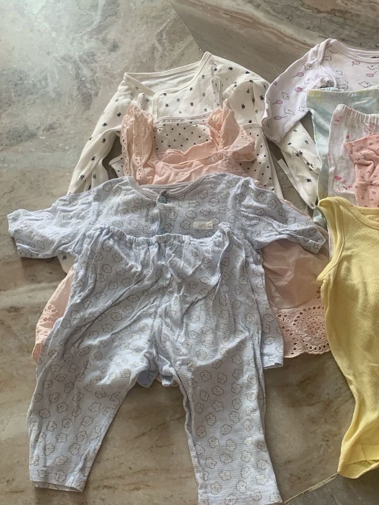 13 Bundle of Baby Girls Clothes 6 months +