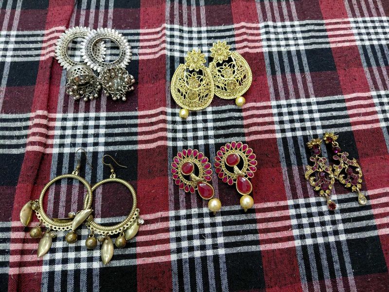 Assorted Ethnic Earrings Set