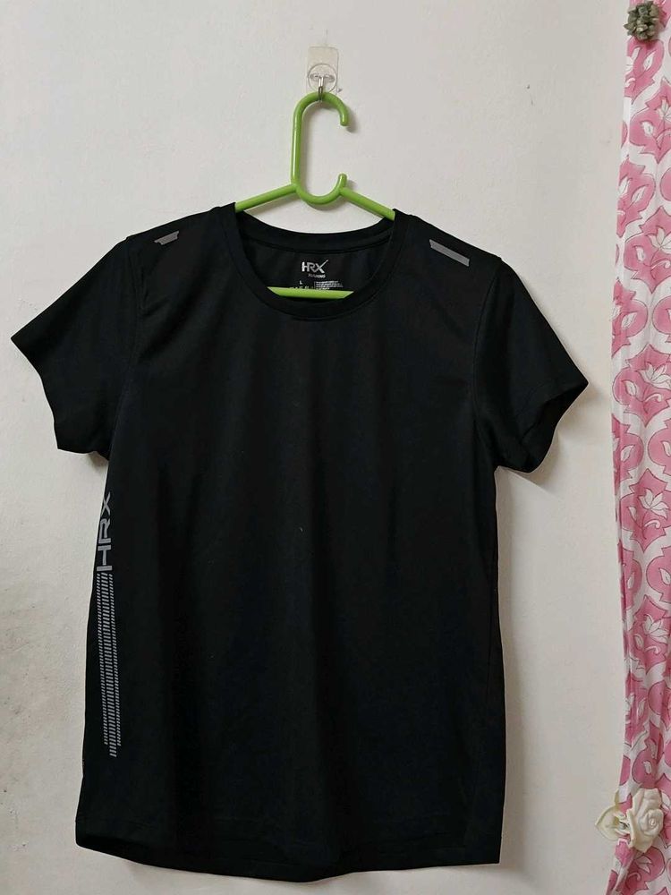 HRX Black Athletic T-Shirt
