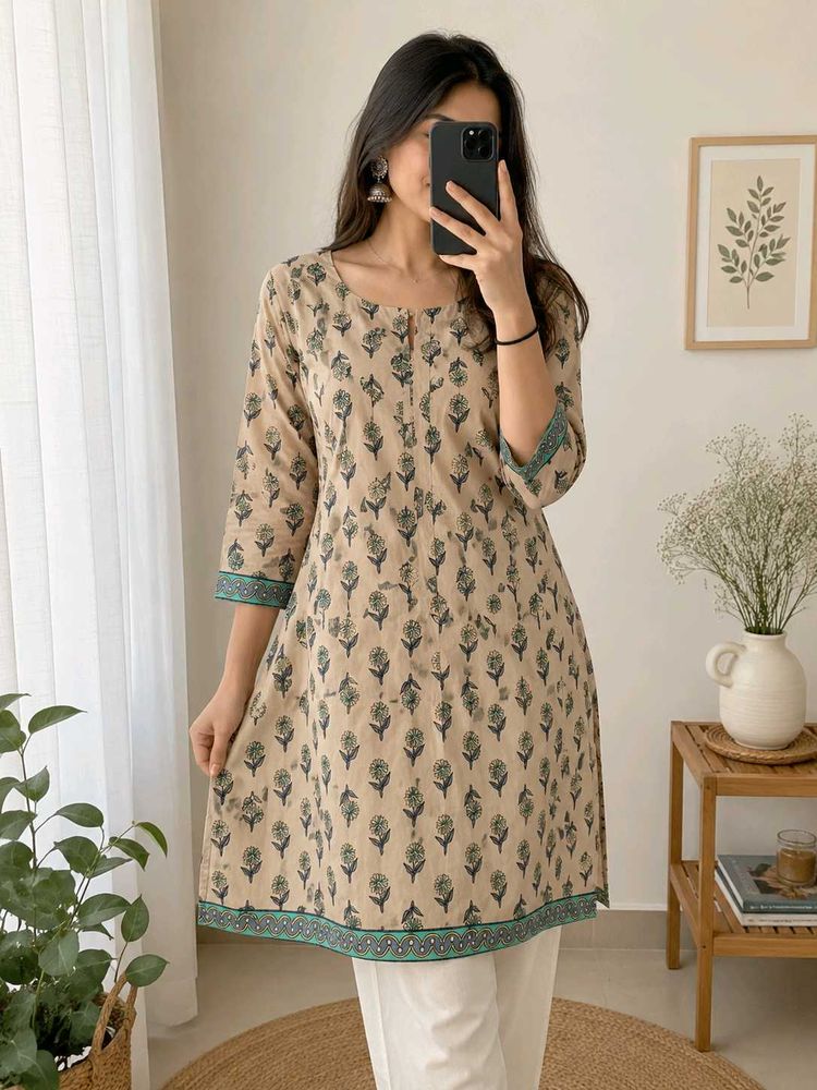 Floral kurti