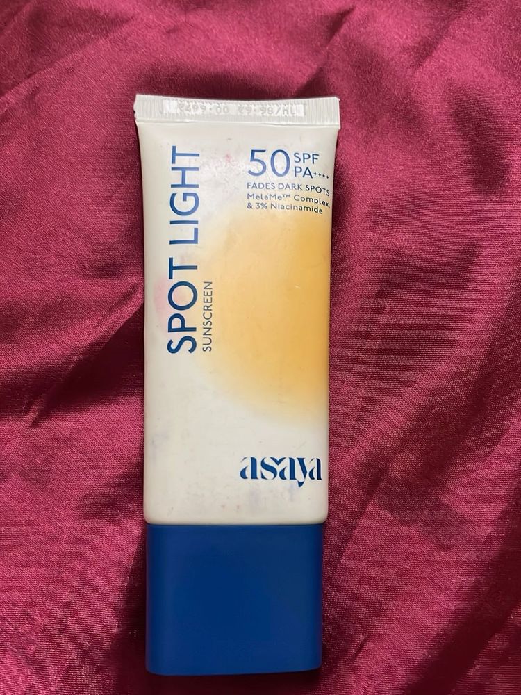 Asaya Spot Light Sunscreen SPF 50
