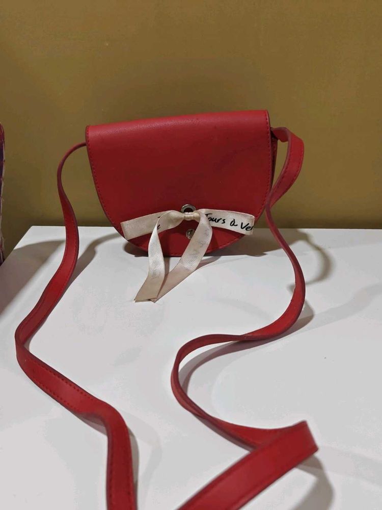 Red Bag with ribbon