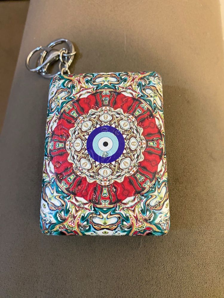 Evil Eye Mandala Keychain