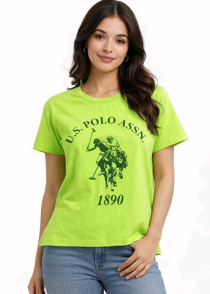 U.S. Polo Assn. Neon Green T-Shirt