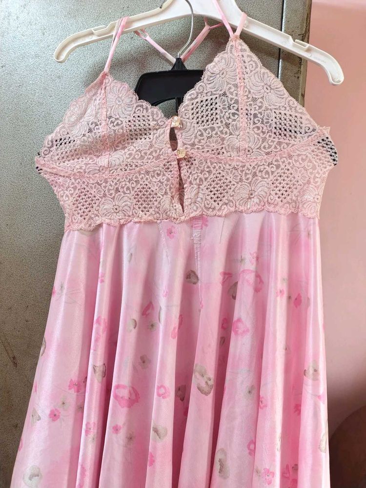 beautiful floral fancy night gown