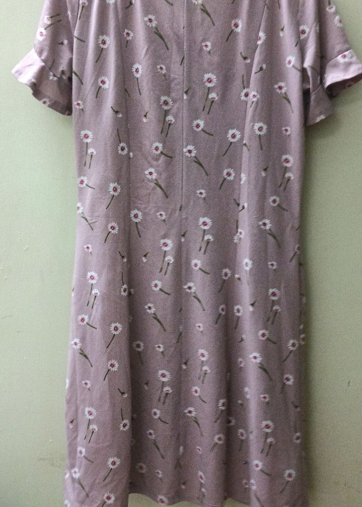 Mini Dress Pink Flower