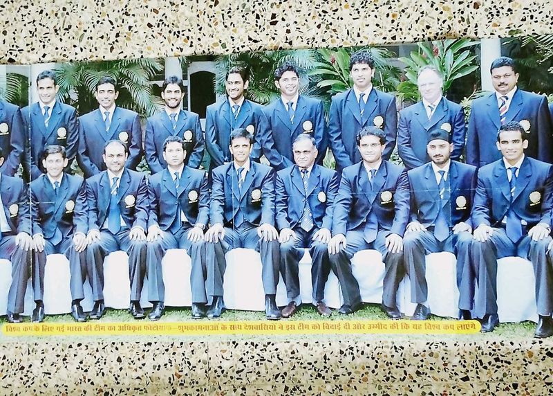 2007 Poster of Indian Cricket team