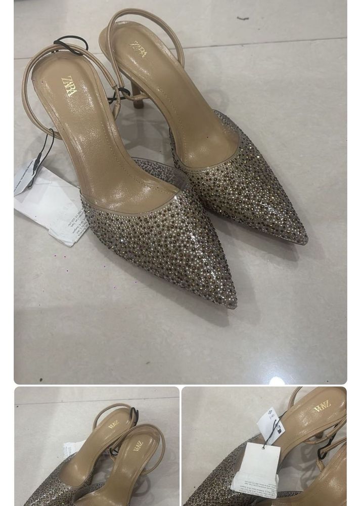 zara heels two pairs