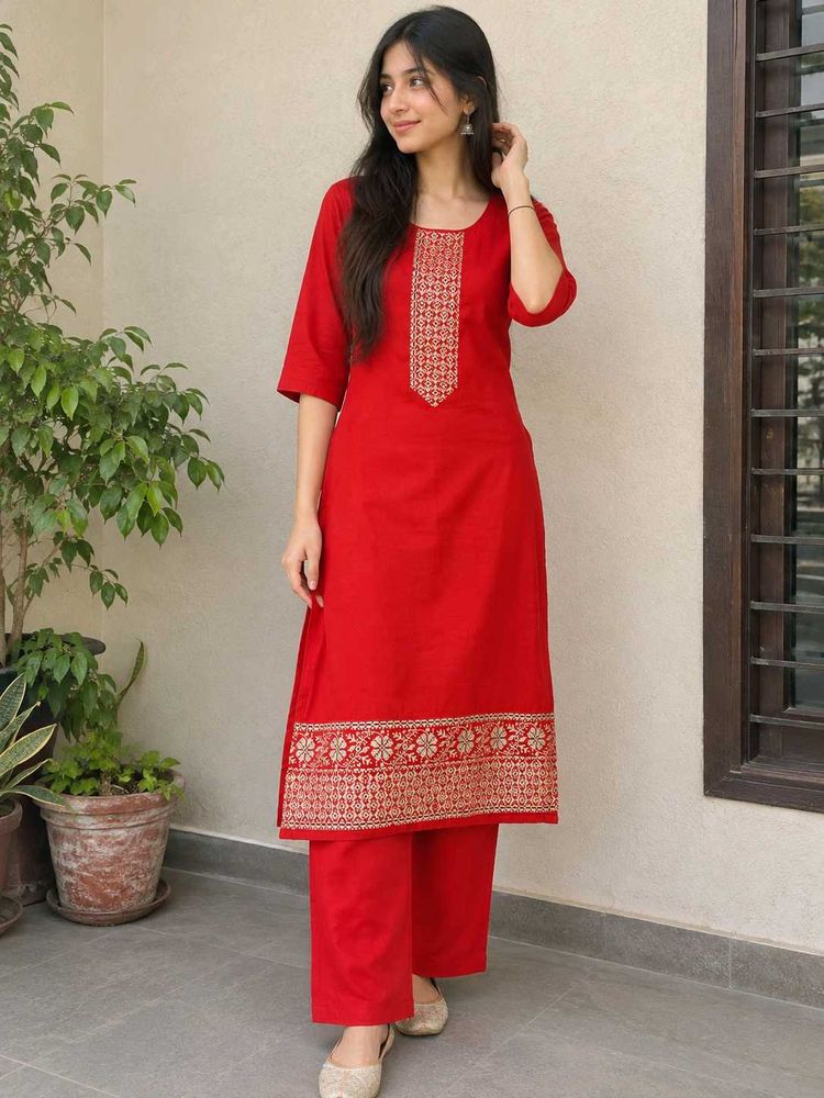 pure cotton kurta set