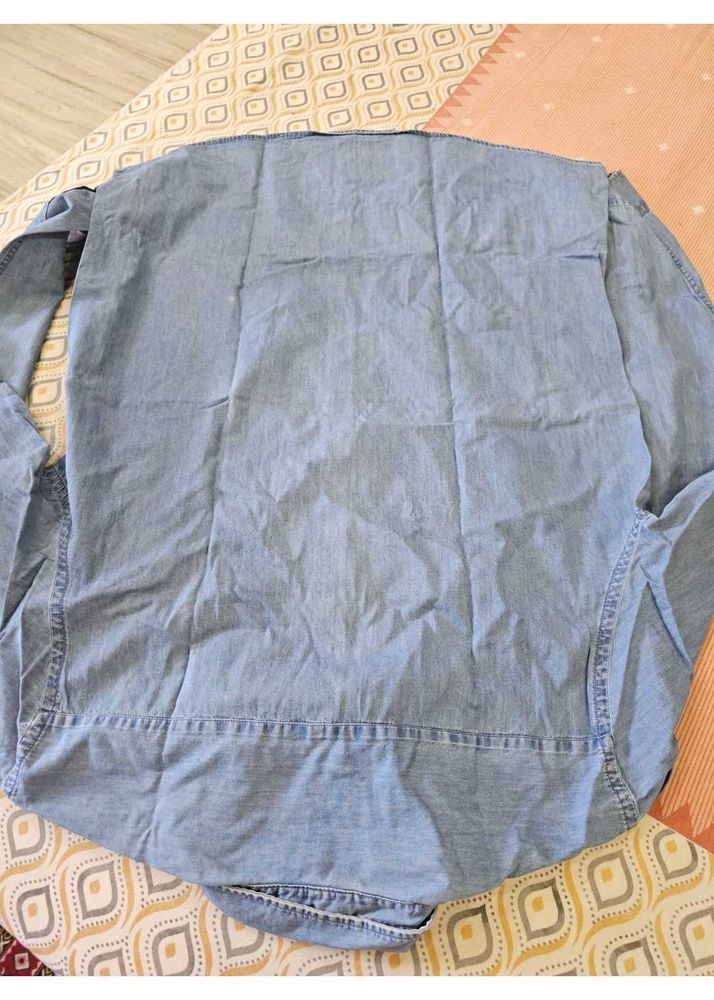 Classic Blue Denim Shirt