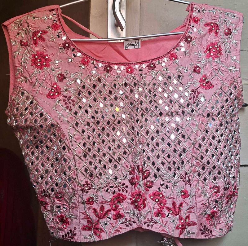 3 shaded lehenga choli