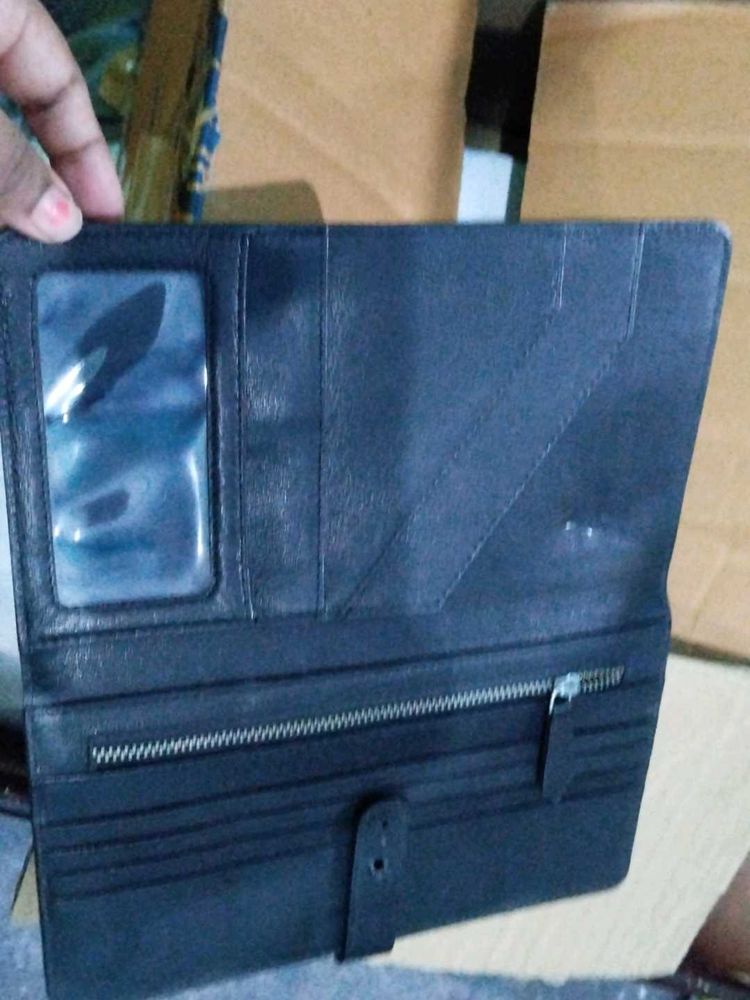 Black Leather Wallet