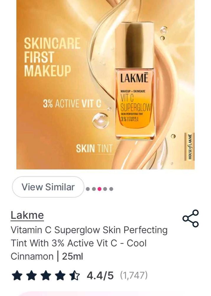 Lakme Vitamin C Skin Tint