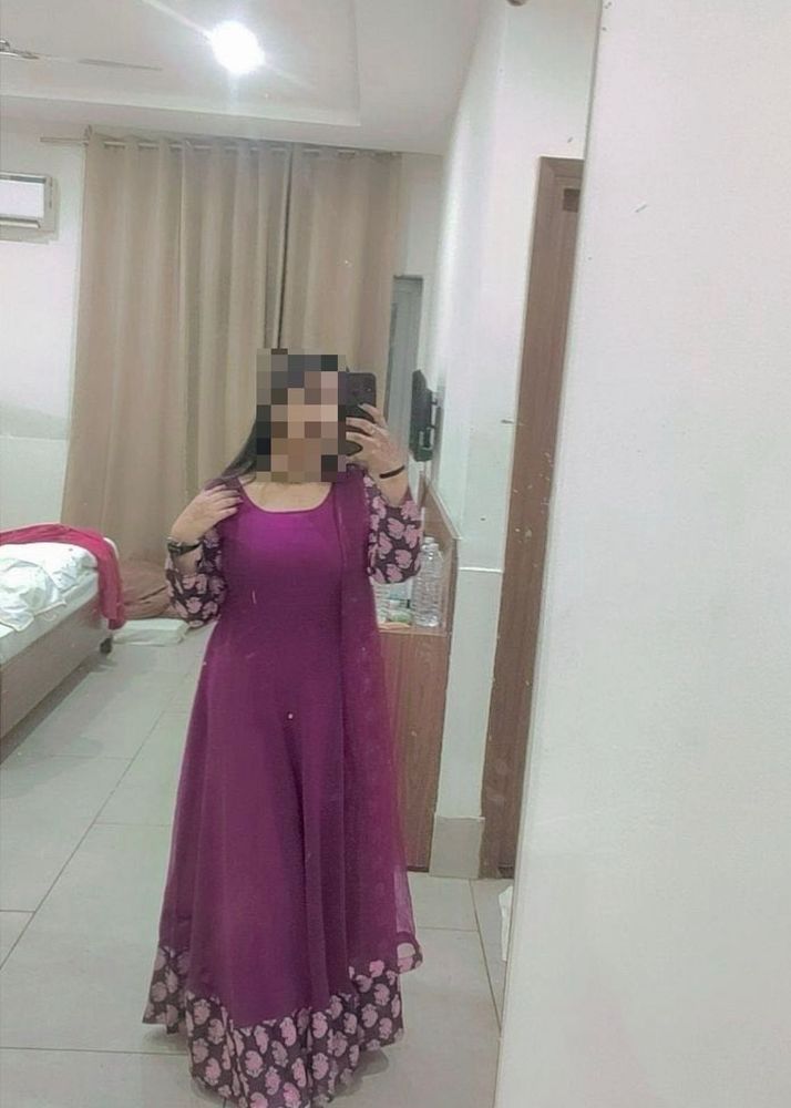 Beautiful Purple Kurta Set
