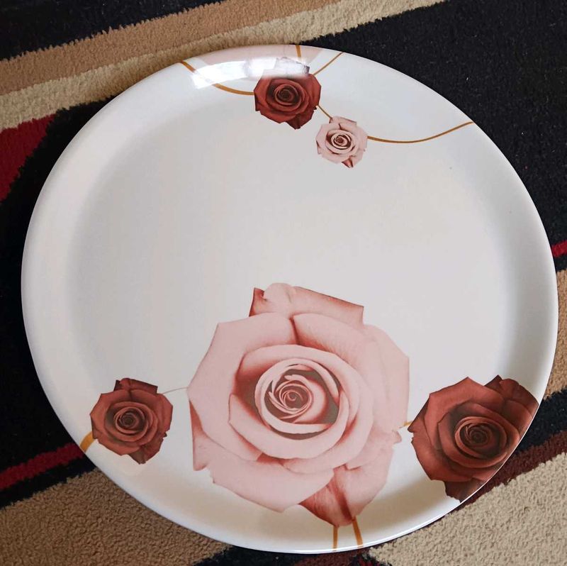 Set Of 3 Melamine Plates