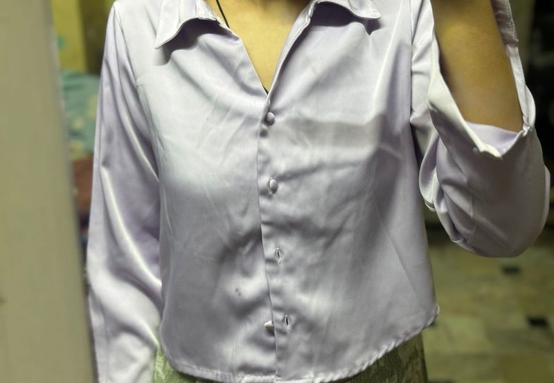 Zudio Light Purple Collared Shirt
