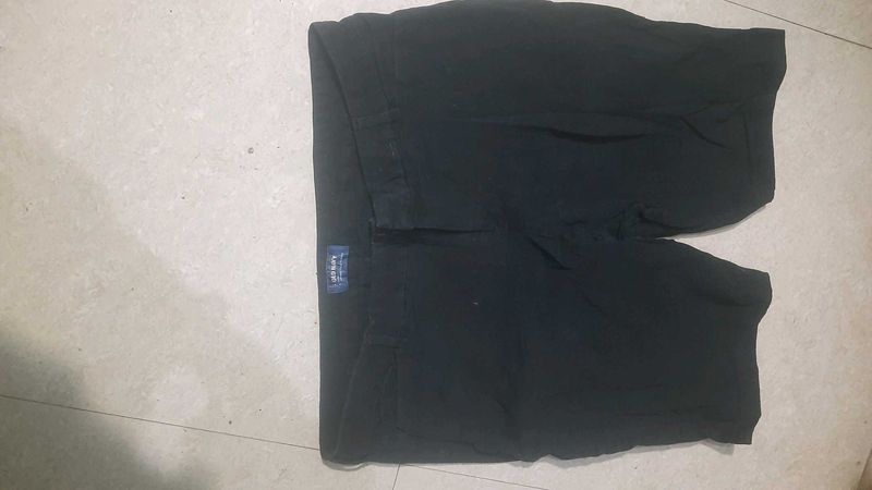 Black Casual Shorts