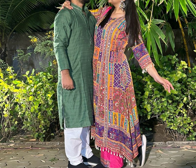 Boho Patchwork Kurta Set