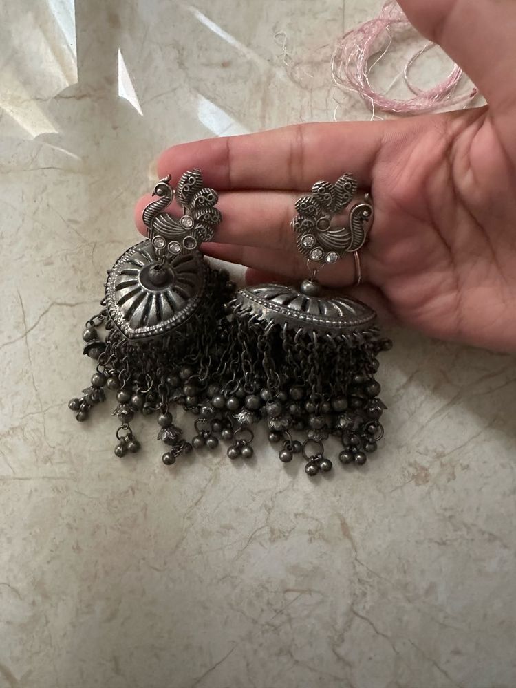 afghani Jhumka Earrings