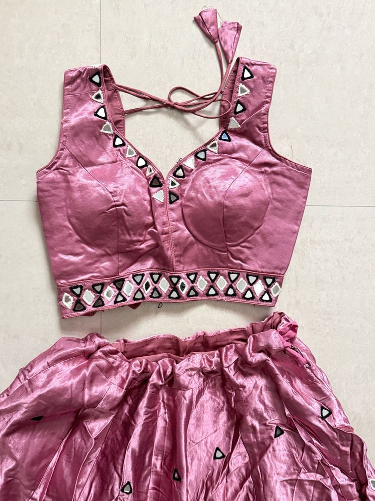Pink Silk Blouse