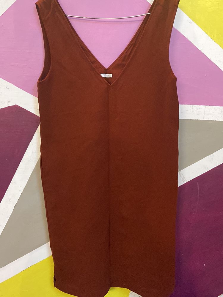 Brown Cinema Club Top With Pockets