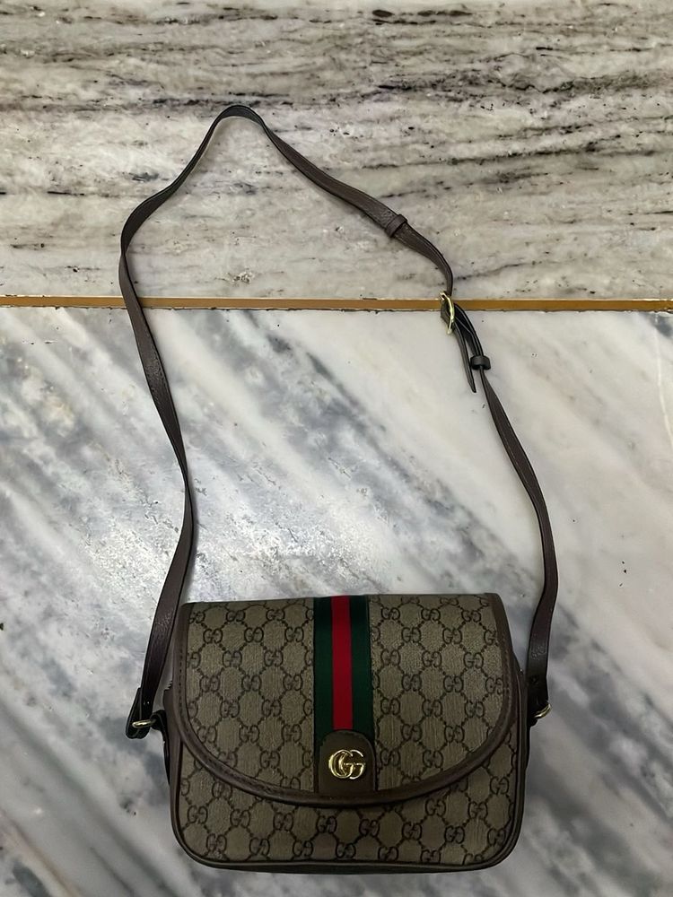 Gucci Monogram Crossbody Bag