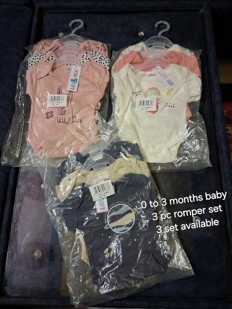Baby Romper Set - 0-3 Months