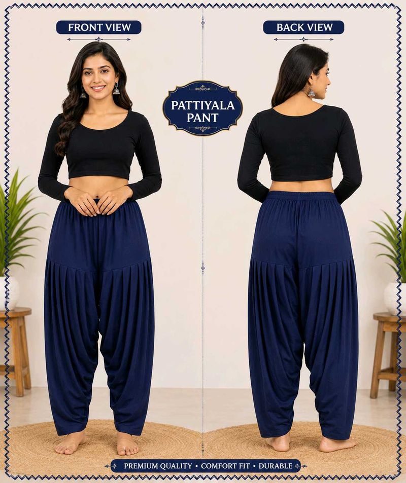 Lycra Pattiyala pant XL