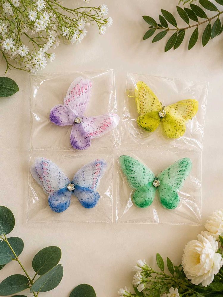 Set of 4 Butterfly Hair Clips (free delivery)