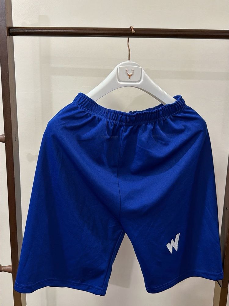 Men's Blue Athletic Shorts